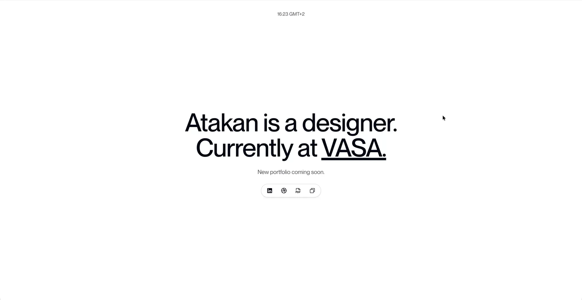 Atakan Bacaksiz — Designer - Portfolio design