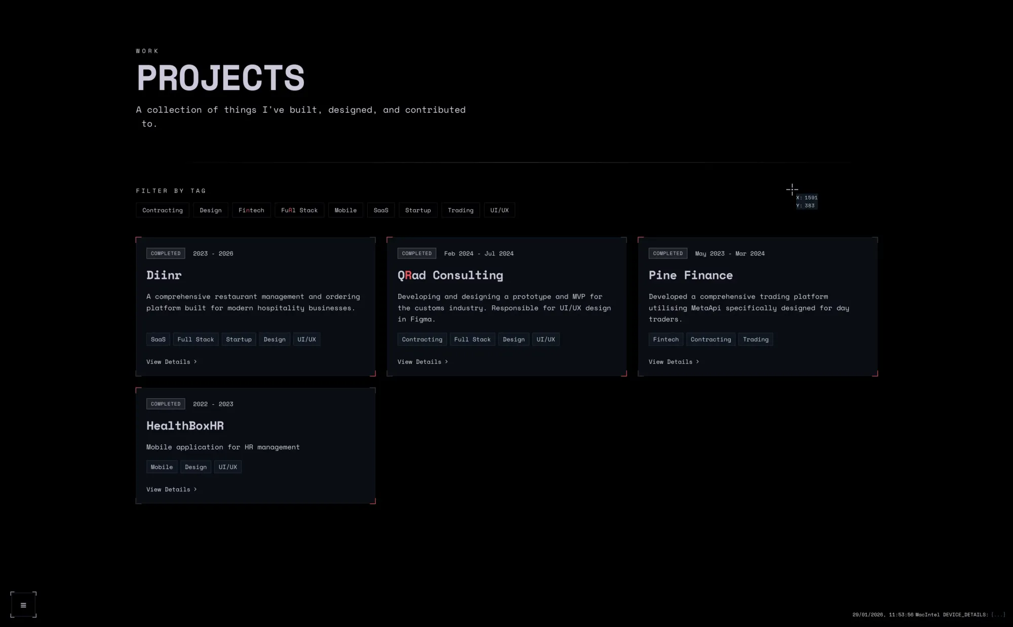 Portfolio - Portfolio design