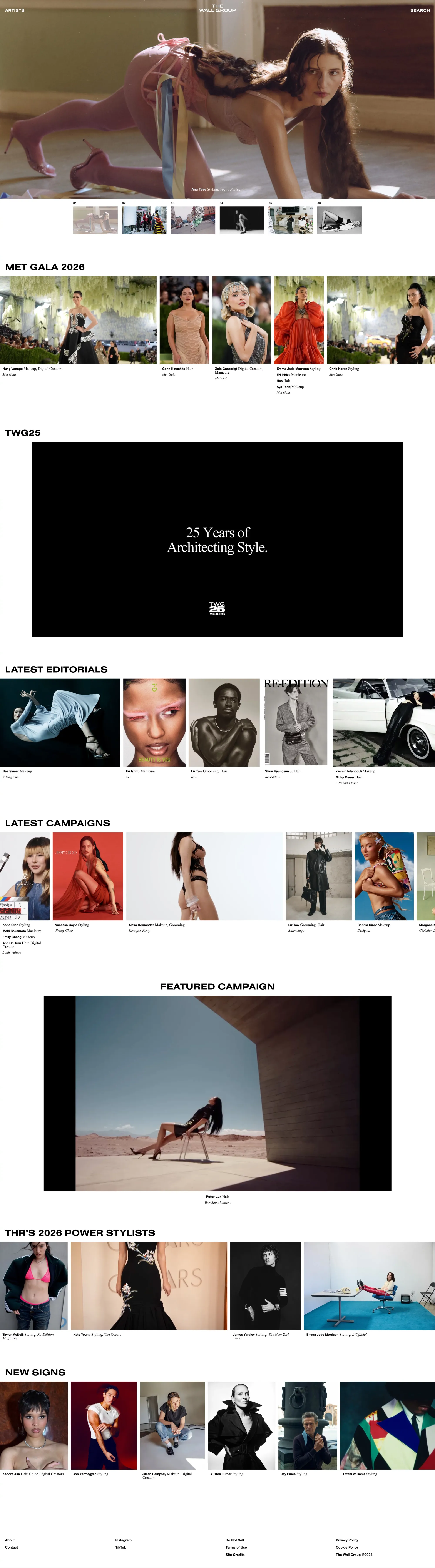 The Wall Group - Portfolio design