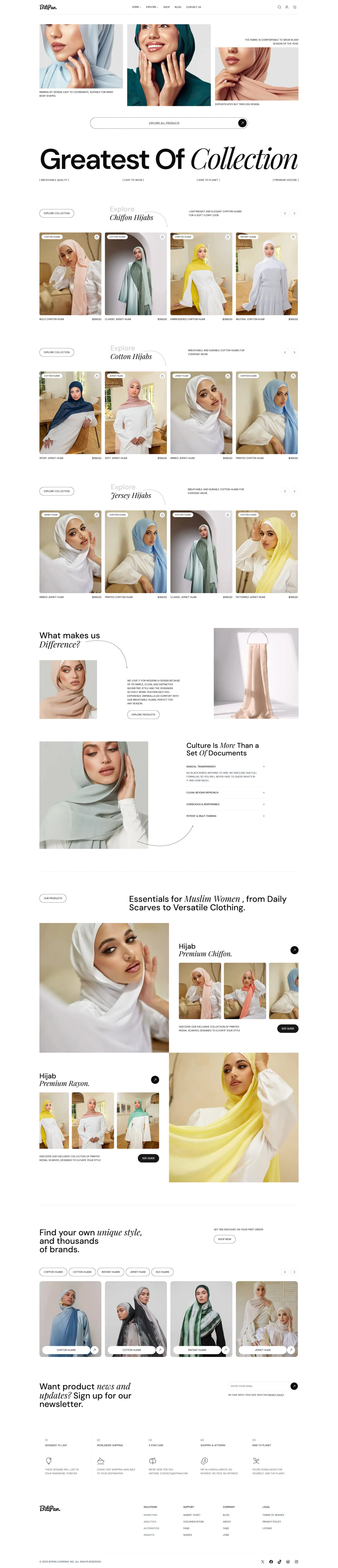 Bitpan Hijab – Multipurpose WooCommerce block theme - Ecommerce design