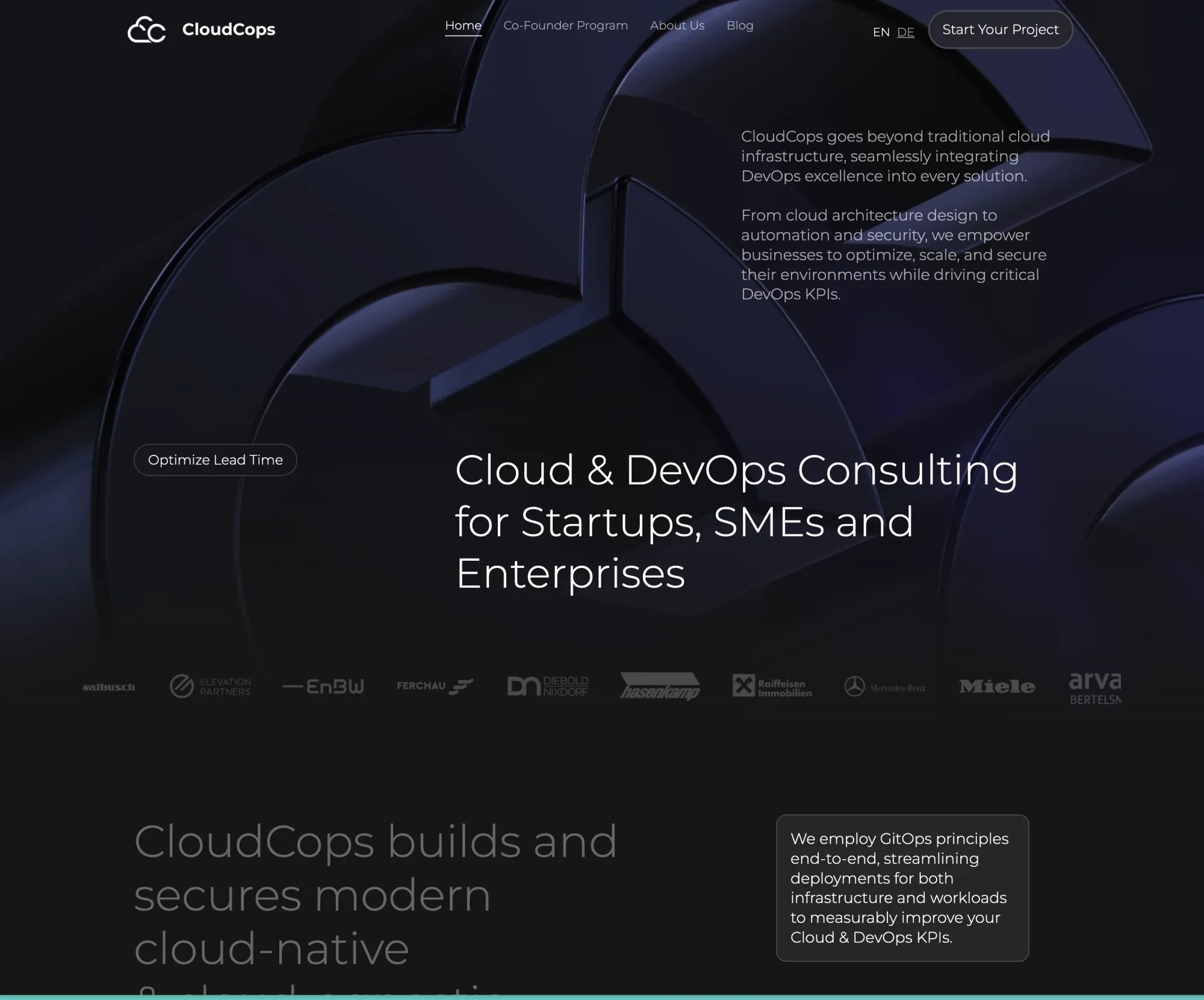 Cloud & DevOps Consulting for Enterprises, SMEs, and Startups | CloudCops - About Us  design