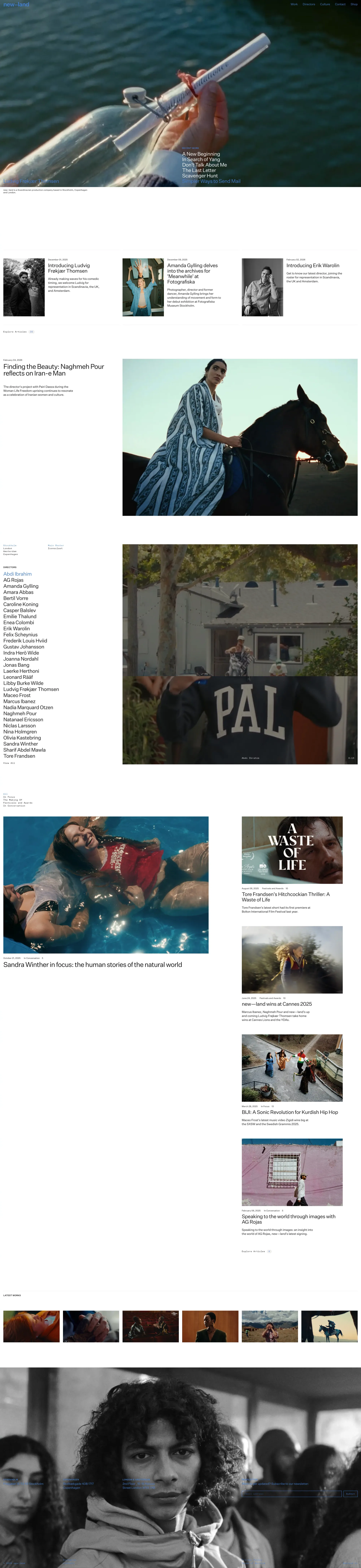 new—land - Portfolio design