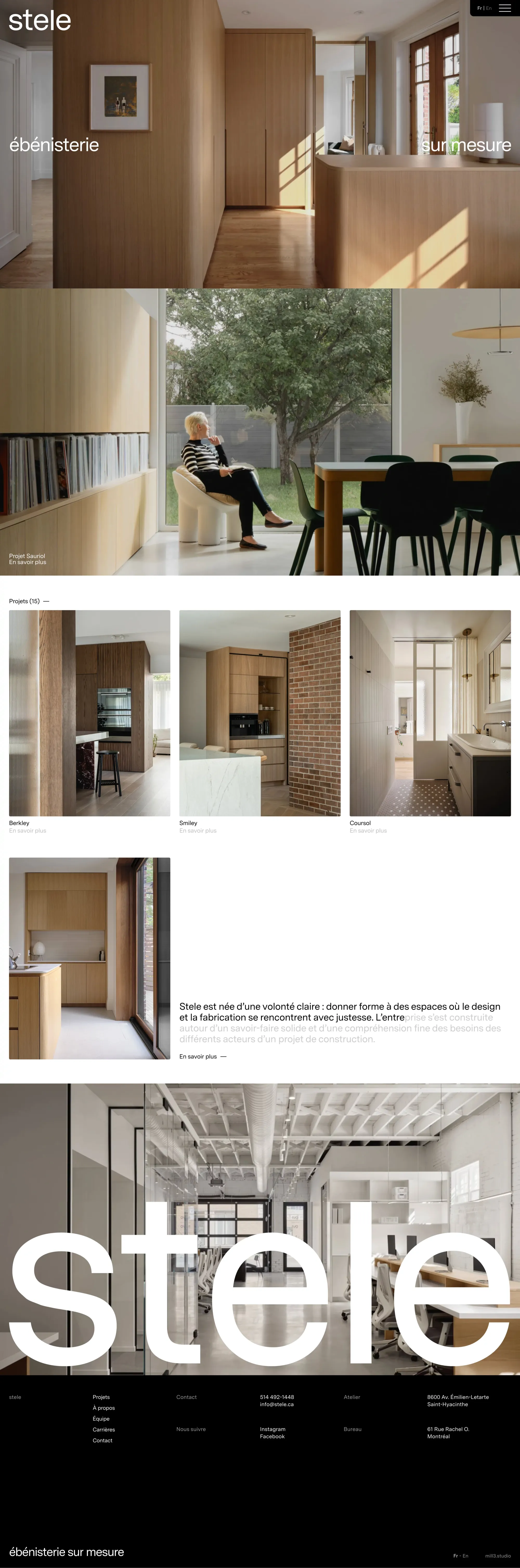 Stele - Portfolio design