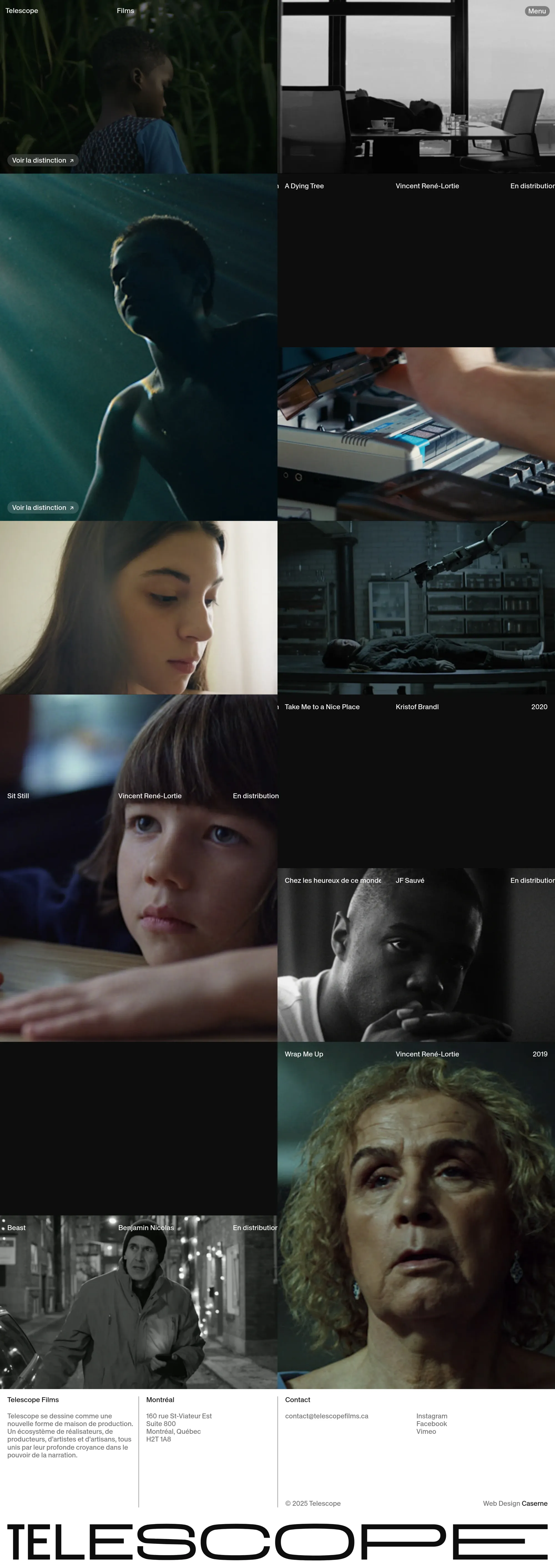 Films - Portfolio design