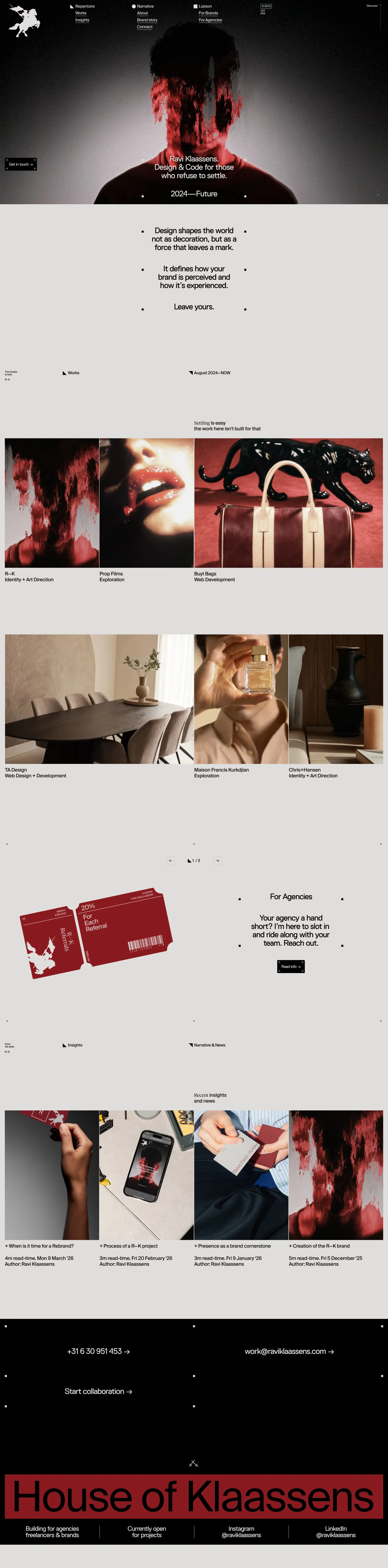 R—K Design & Code - Portfolio design