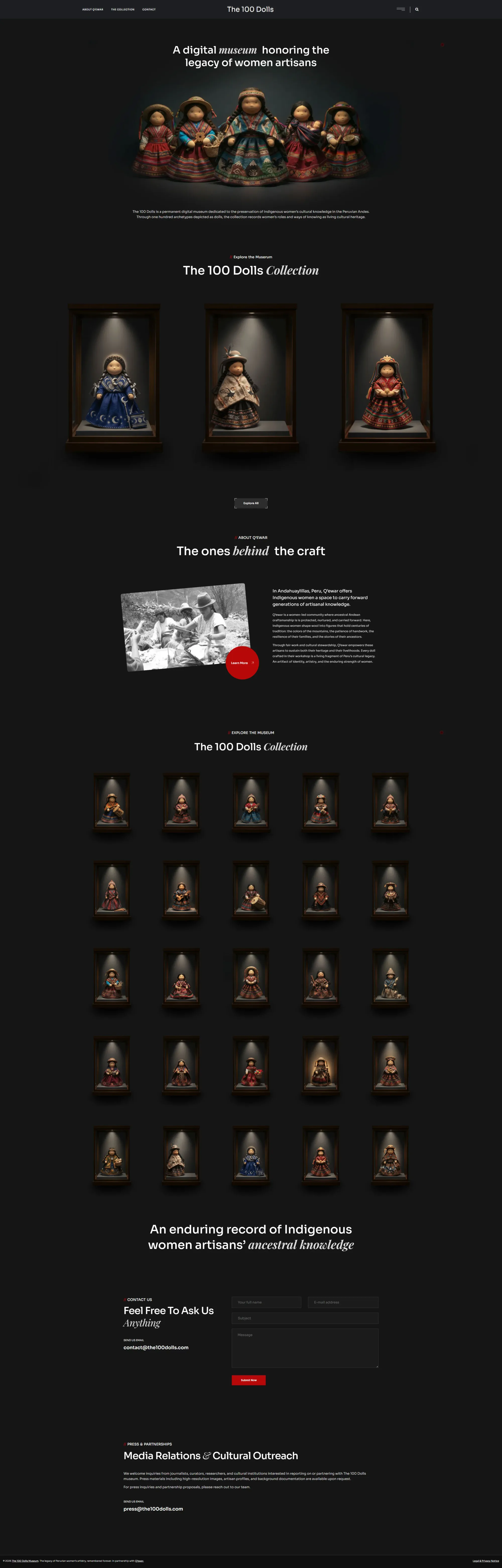 Home - The 100 Dolls - Other design