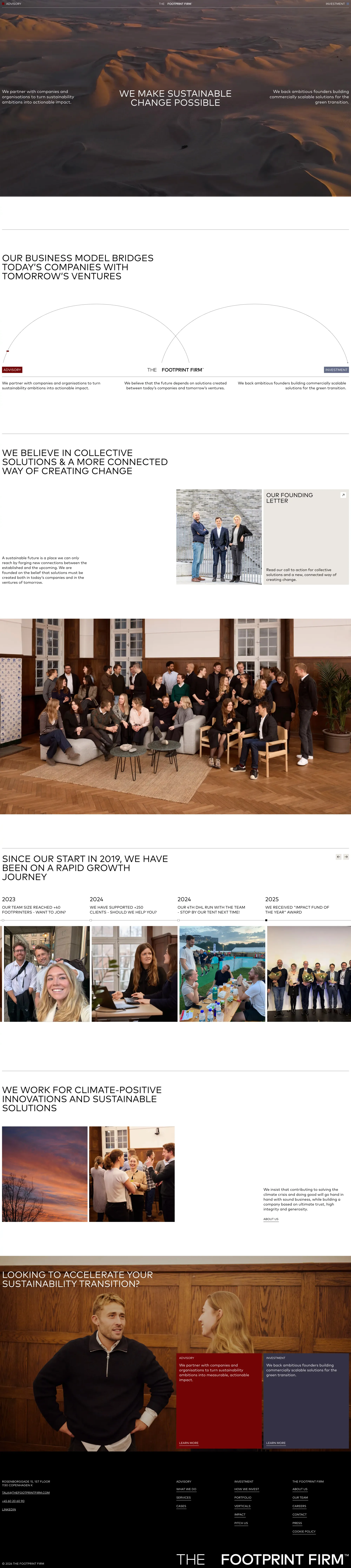 The Footprint Firm | The Footprint Firm - Portfolio design