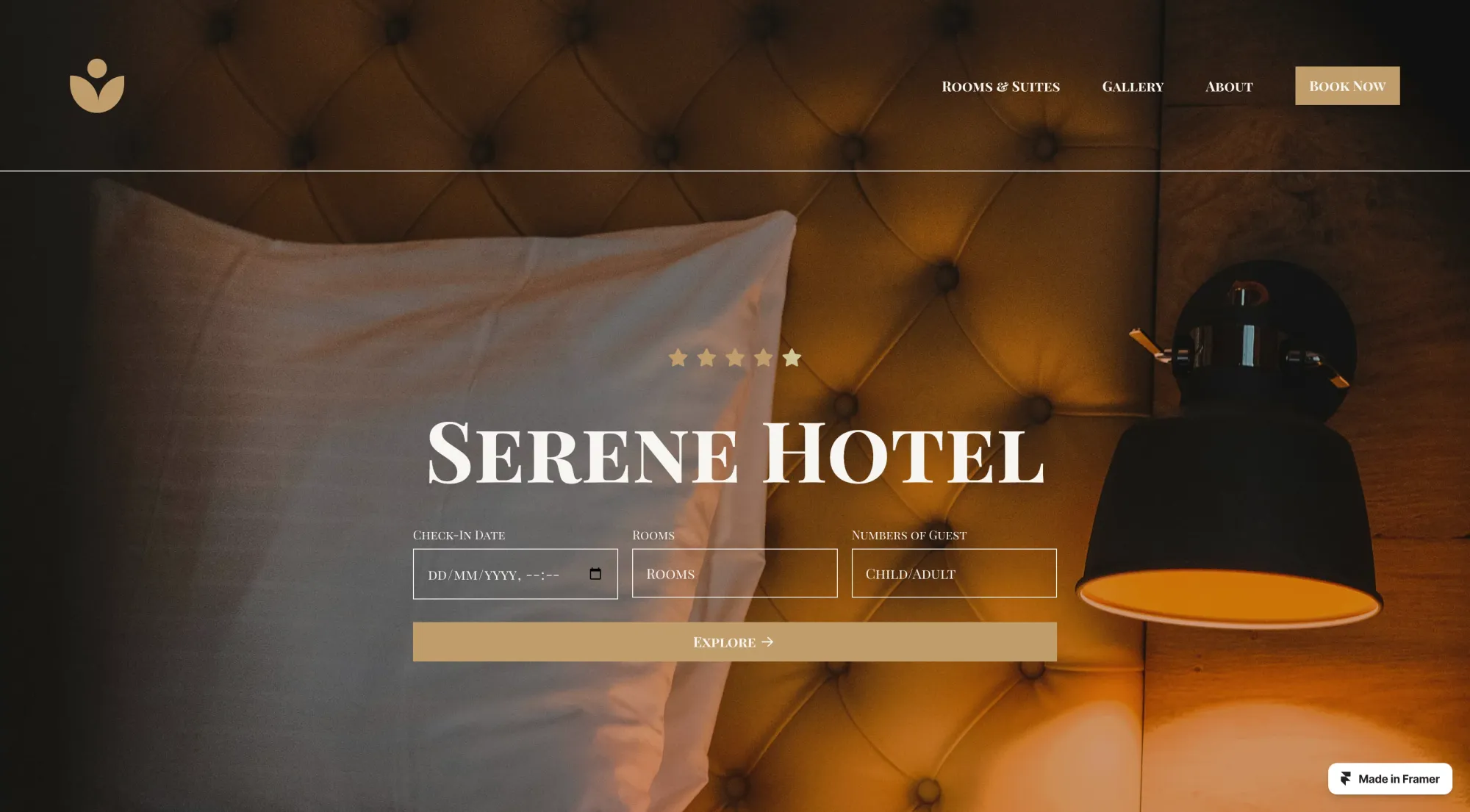 Serene Hotel - Template design