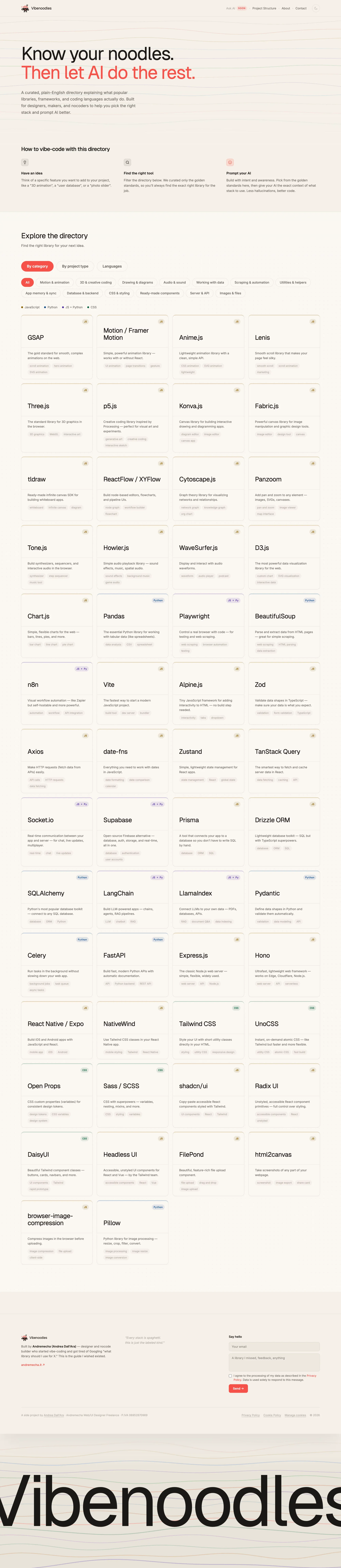 vibenoodles — what to install - Other design