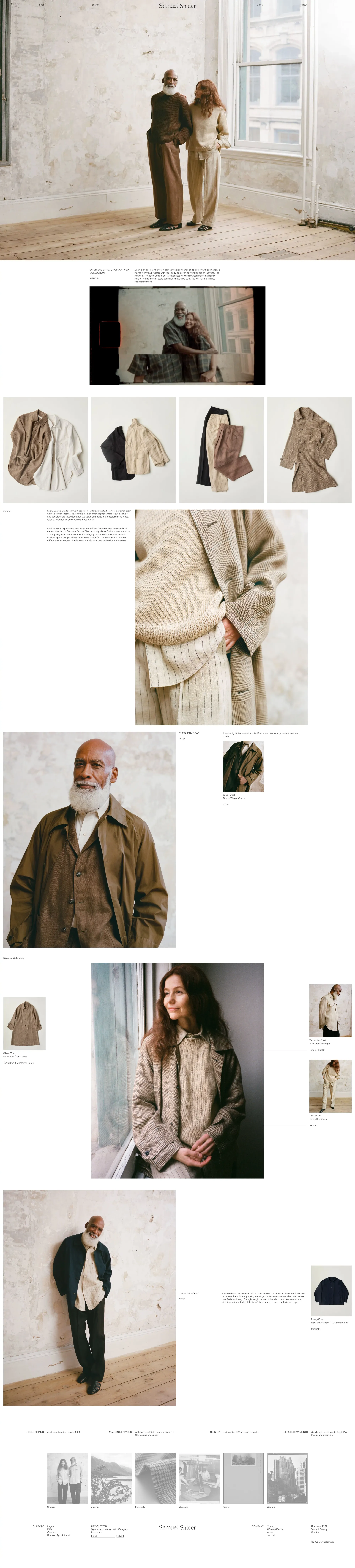 Samuel Snider - Ecommerce design