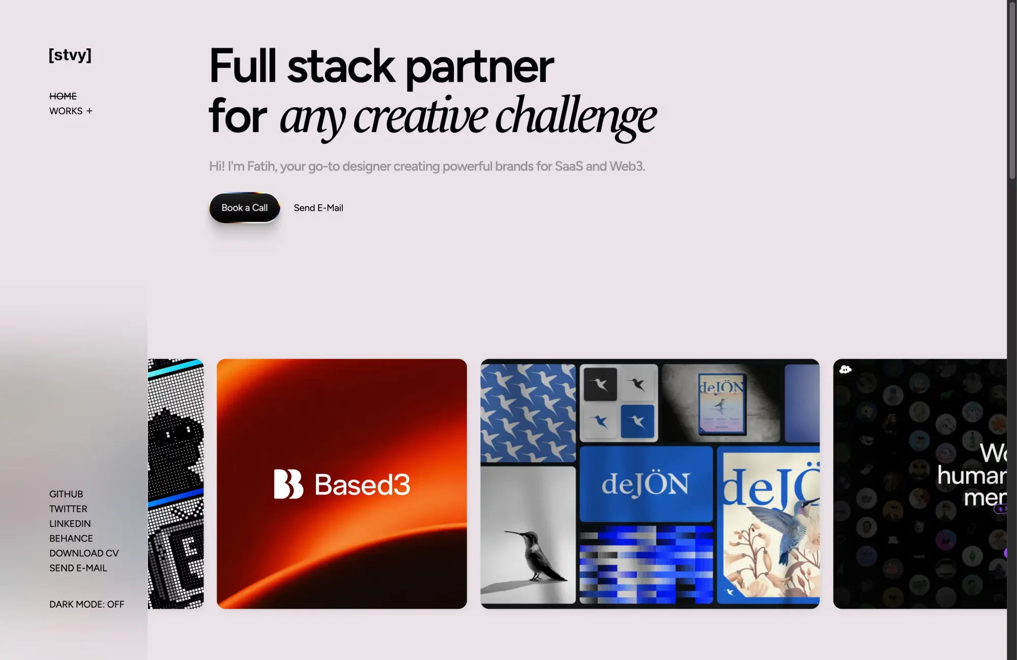 STVY — Multidisciplinary Partner - Portfolio design