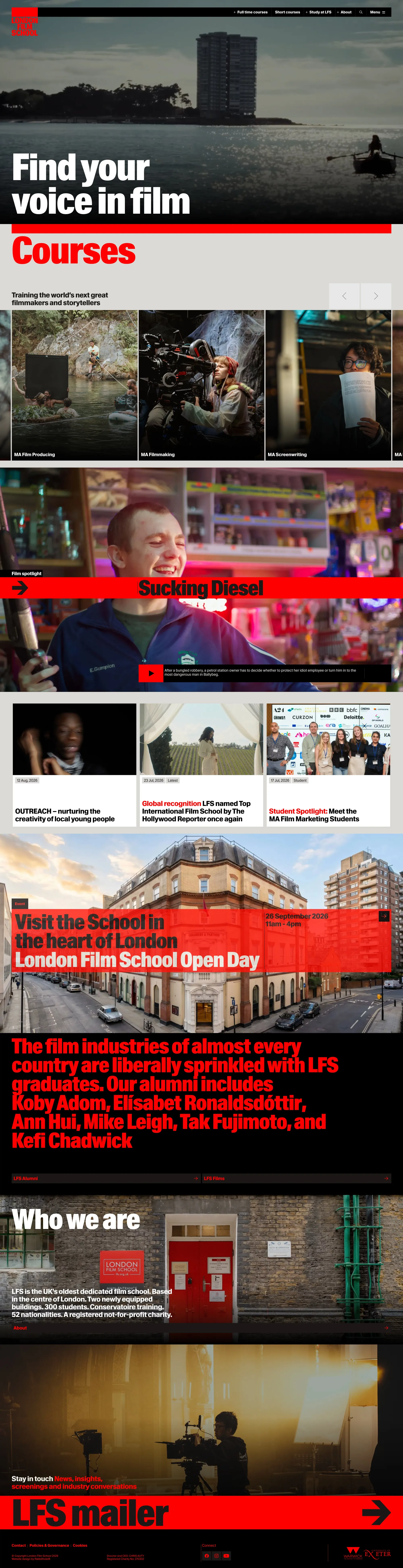 London Film School - Other design
