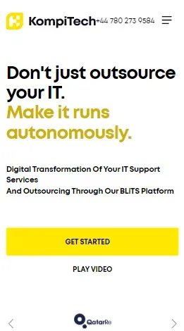 IT Support Services and Outsourcing - KompiTech IT Services mobile view