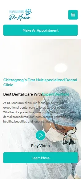 Best Dentist in Chittagong – Dr. Masum's Dental Clinic mobile view