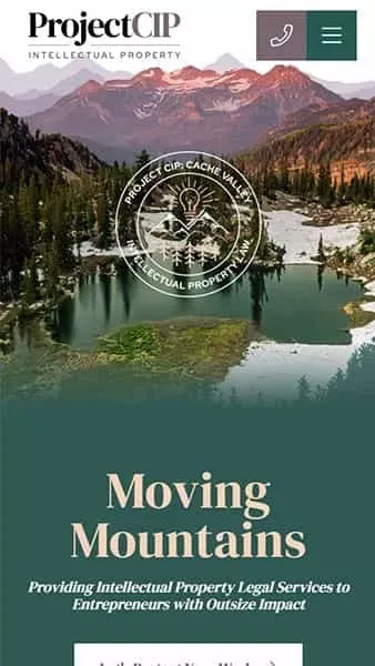 Logan Utah Intellectual Property Law Firm Ç Project CIP mobile view
