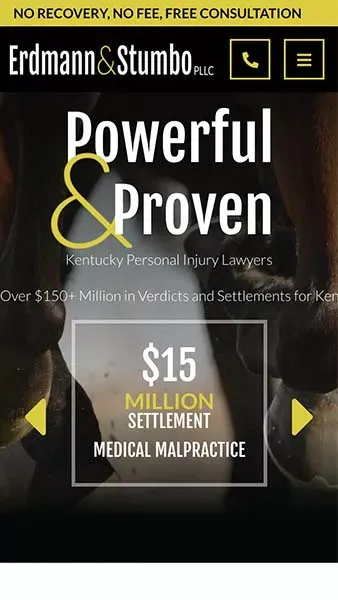 Richmond Personal Injury Lawyers | Erdmann & Stumbo, PLLC mobile view
