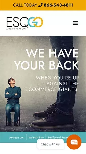 Amazon Seller Lawyer | We Protect & Help Advance Businesses | ESQgo mobile view