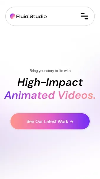 animated videos mobile view
