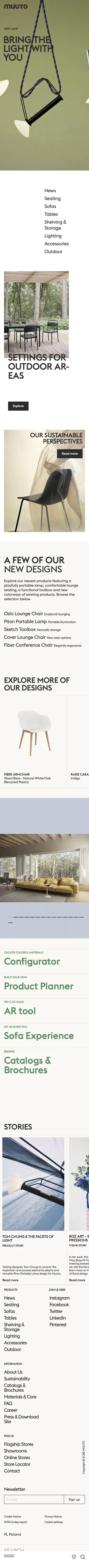 Muuto mobile view