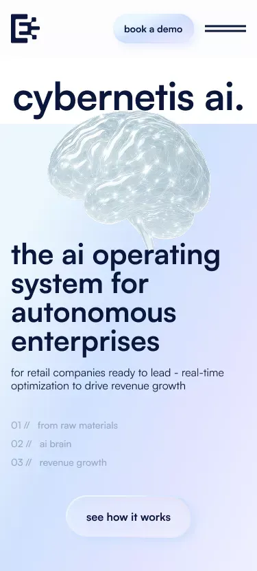 Cybernetis AI mobile view