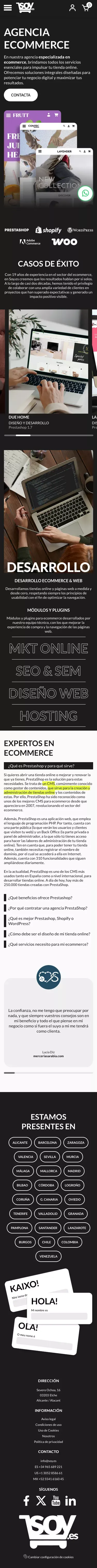 Expertos en Prestashop | Agencia Prestashop mobile view