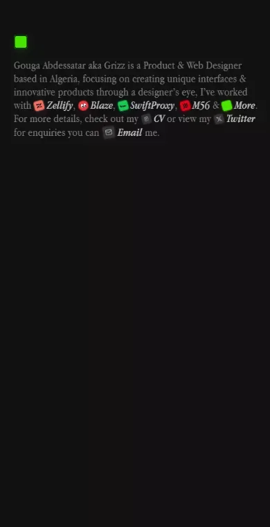 Page Not Found | Framer mobile view