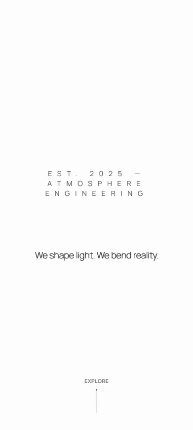 AURÆ STUDIO | We Shape Light mobile view