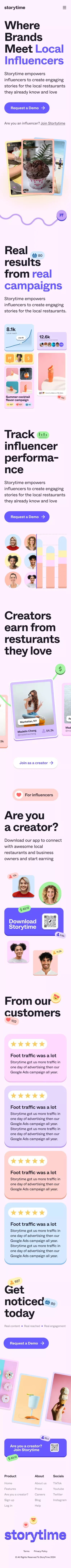 Storytime | Where Brands Meet Local Influencers mobile view