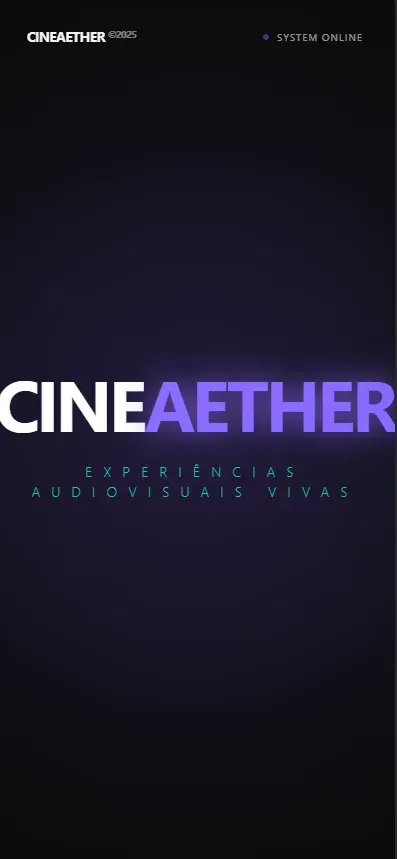 cine-aether mobile view