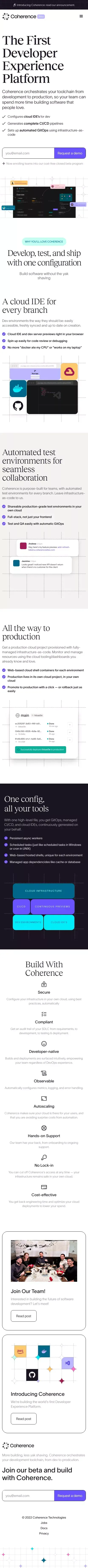 Coherence mobile view
