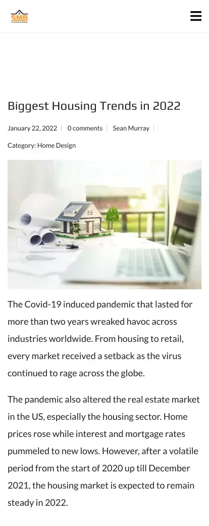 Biggest Housing Trends in 2022 - Temecula Real Estate Agents mobile view