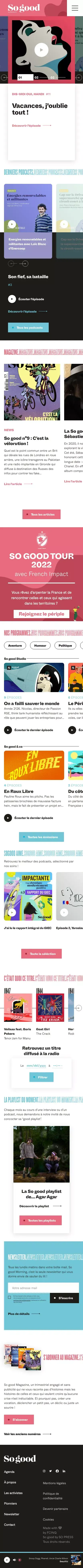 So good avec Ulule et So Press | Podcast, Radio & Magazine mobile view