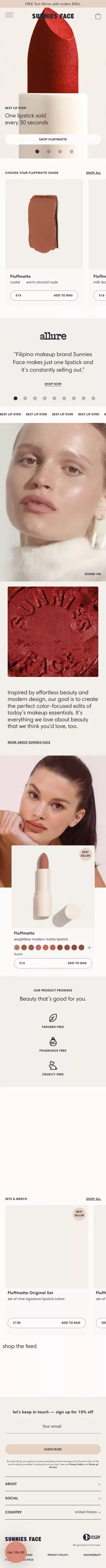 Sunnies Face | Beauty That Gets You | Cruelty Free Makeup mobile view