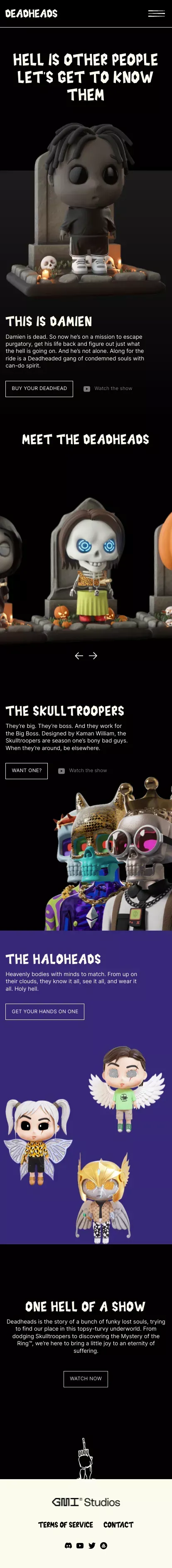 Meet The Dead | Deadheads mobile view
