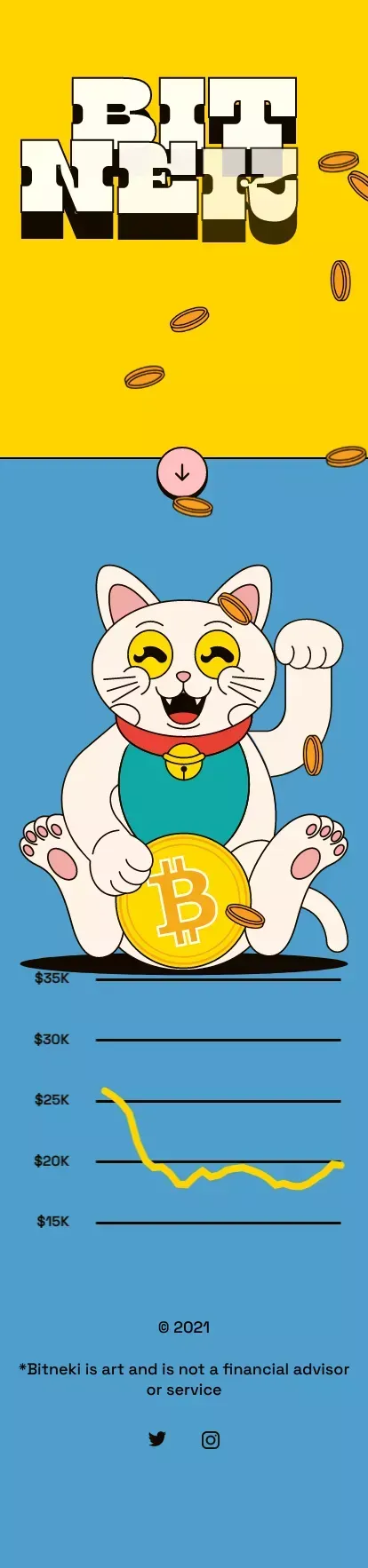 Bitneki - First Crypto Lucky Charm mobile view