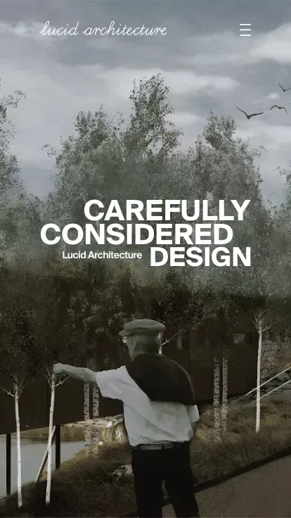 Lucid Architecture Official mobile view