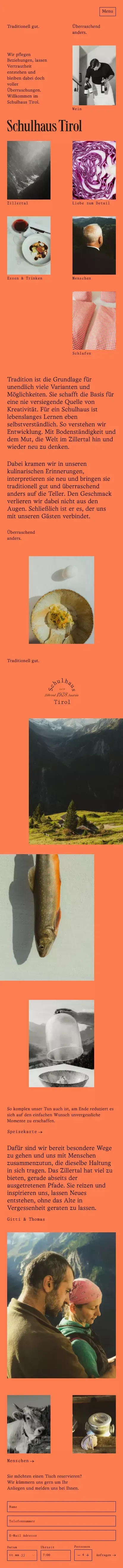 Home | Schulhaus Tirol mobile view