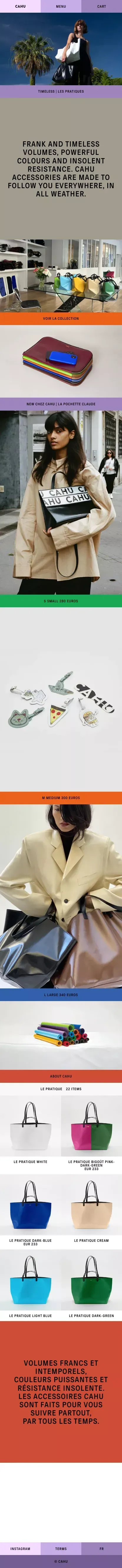 CAHU - Site Officiel mobile view
