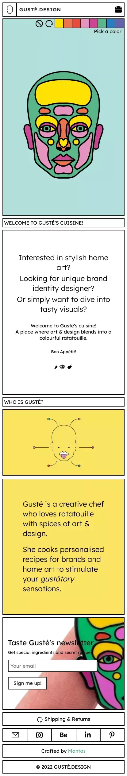 Home | GUSTÉ.DESIGN mobile view