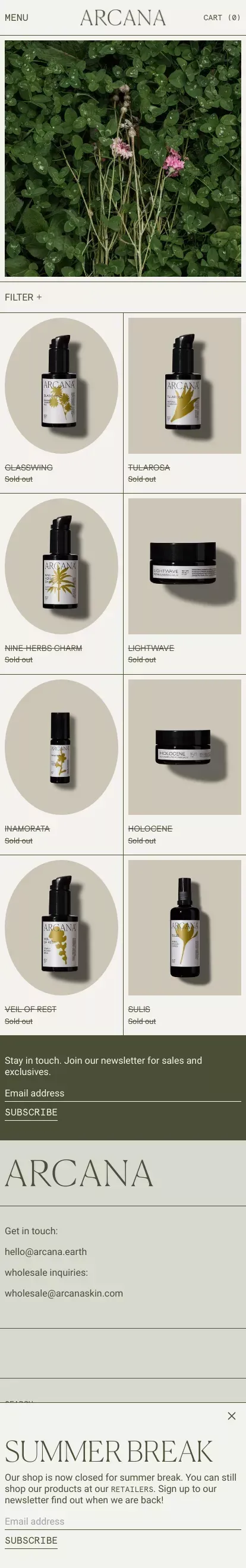 Products– arcana-earth mobile view