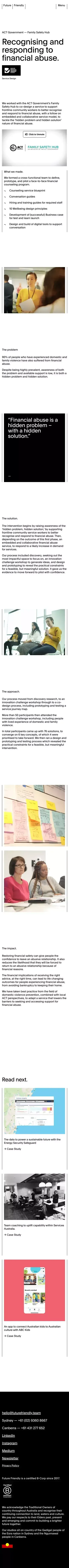 Future Friendly (Formerly Mentally Friendly) - Digital service strategy & product delivery. mobile view