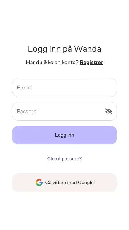 Wanda mobile view