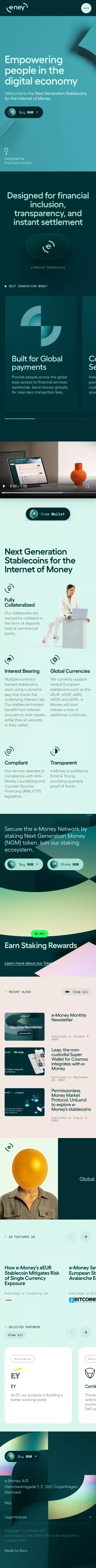 e-Money | Empowering people in the digital economy mobile view