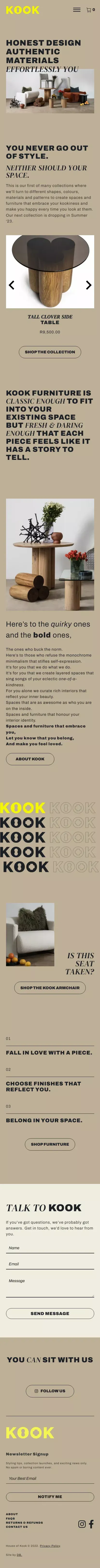 House Of Kook - Furniture For Your Space mobile view