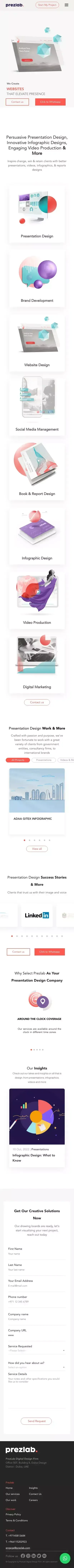 Presentation Design Agency Dubai UAE - PPT Design Dubai - Video Production Dubai - PrezLab mobile view