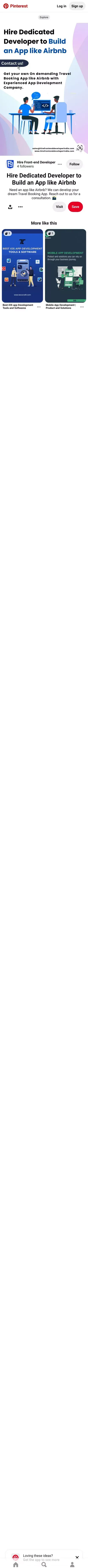 Pin on Hire Frontend Developer mobile view
