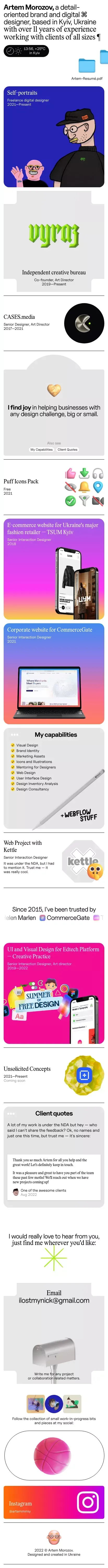 Artem Morozov mobile view