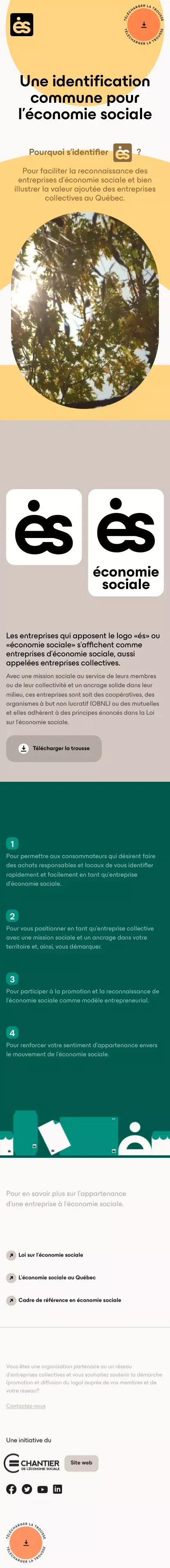 Une identification commune pour l’économie sociale mobile view