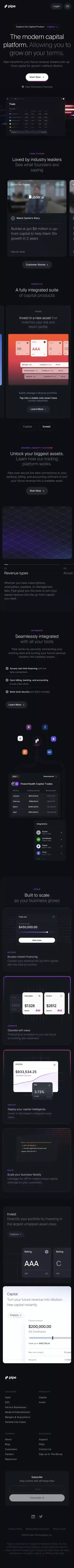 Pipe: Trade your future revenue for dilution-free capital mobile view