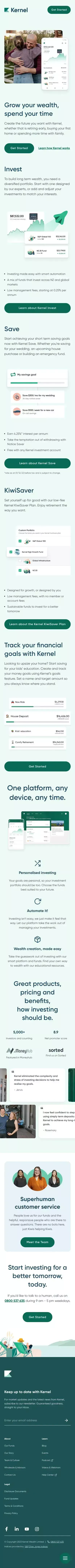 Kernel Wealth |  Make It Happen mobile view